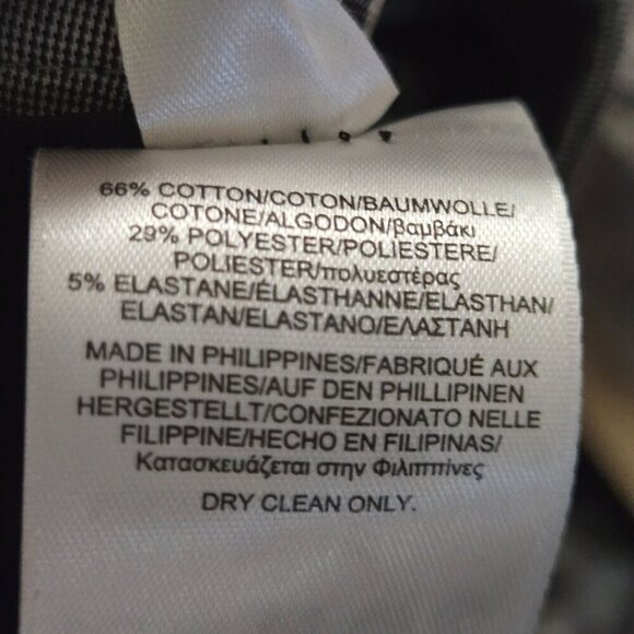 Brooks Brothers Red Fleece Glen Plaid Cotton Blend Flat Front Ankle Pants Size 4 - Picture 6 of 6